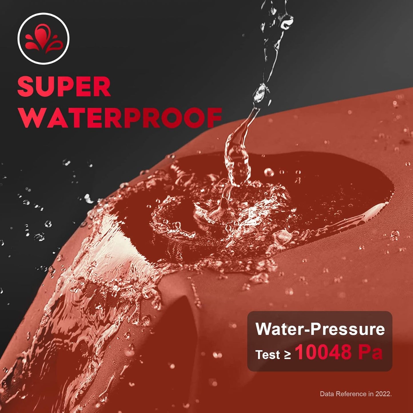 Fire Pit Cover Square 32 Inch - Outdoor Firepit Cover Heavy Duty & Waterproof, 600D Patio Fire Table Covers Gas Fire Pit Accessories Fit 32" Yaheetech Firepit Brown - 32 x 32 x 16 Inch