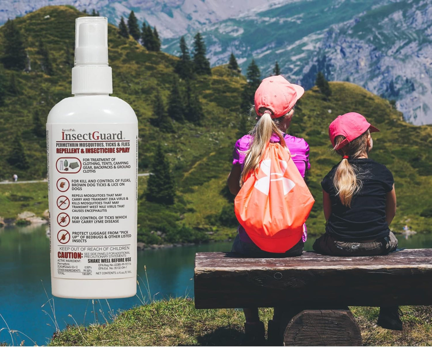 $averPak InsectGuard Permethrin Mosquitoes, Ticks and Flies Repellent & Insecticide Spray Gallon (128oz)